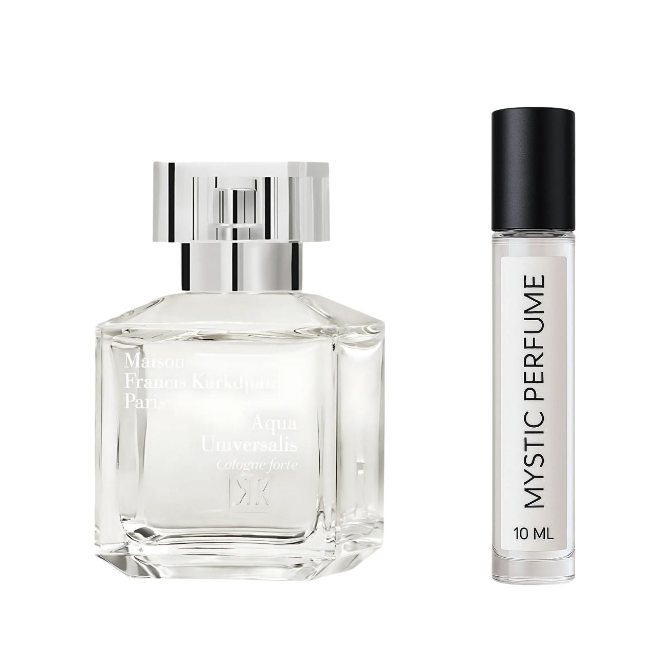 Maison Francis Kurkdjian Aqua Universalis Forte Cologne sample vial label detail