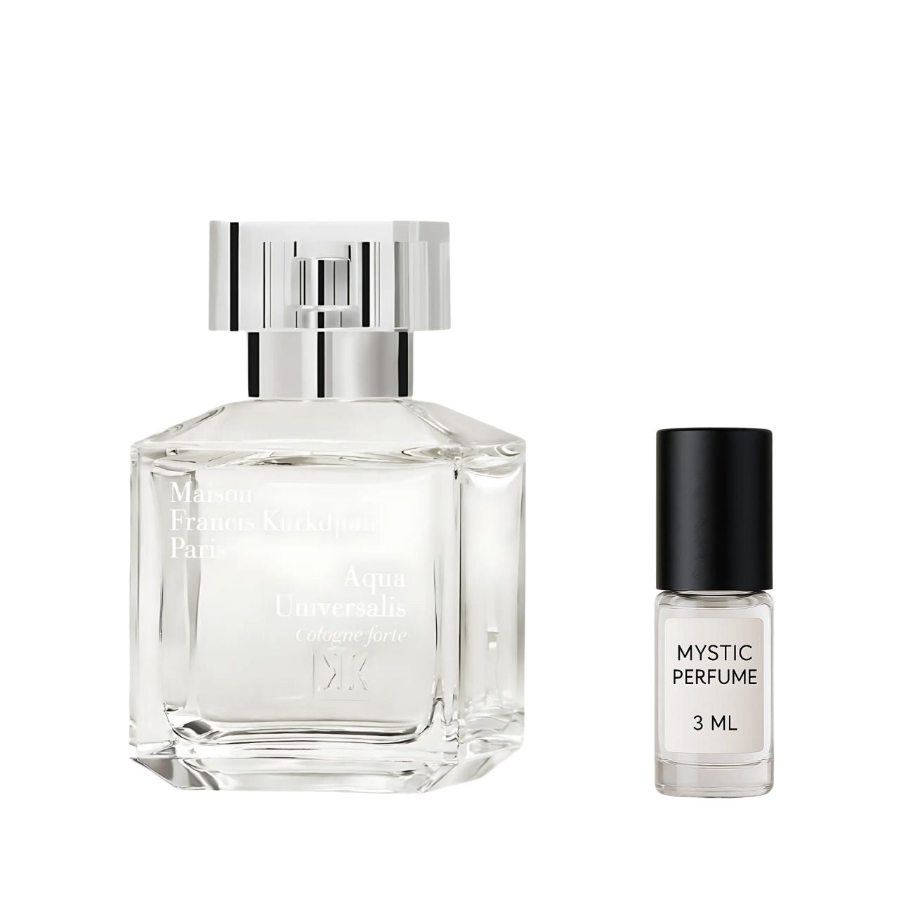 Maison Francis Kurkdjian Aqua Universalis Forte Cologne sample vial label detail