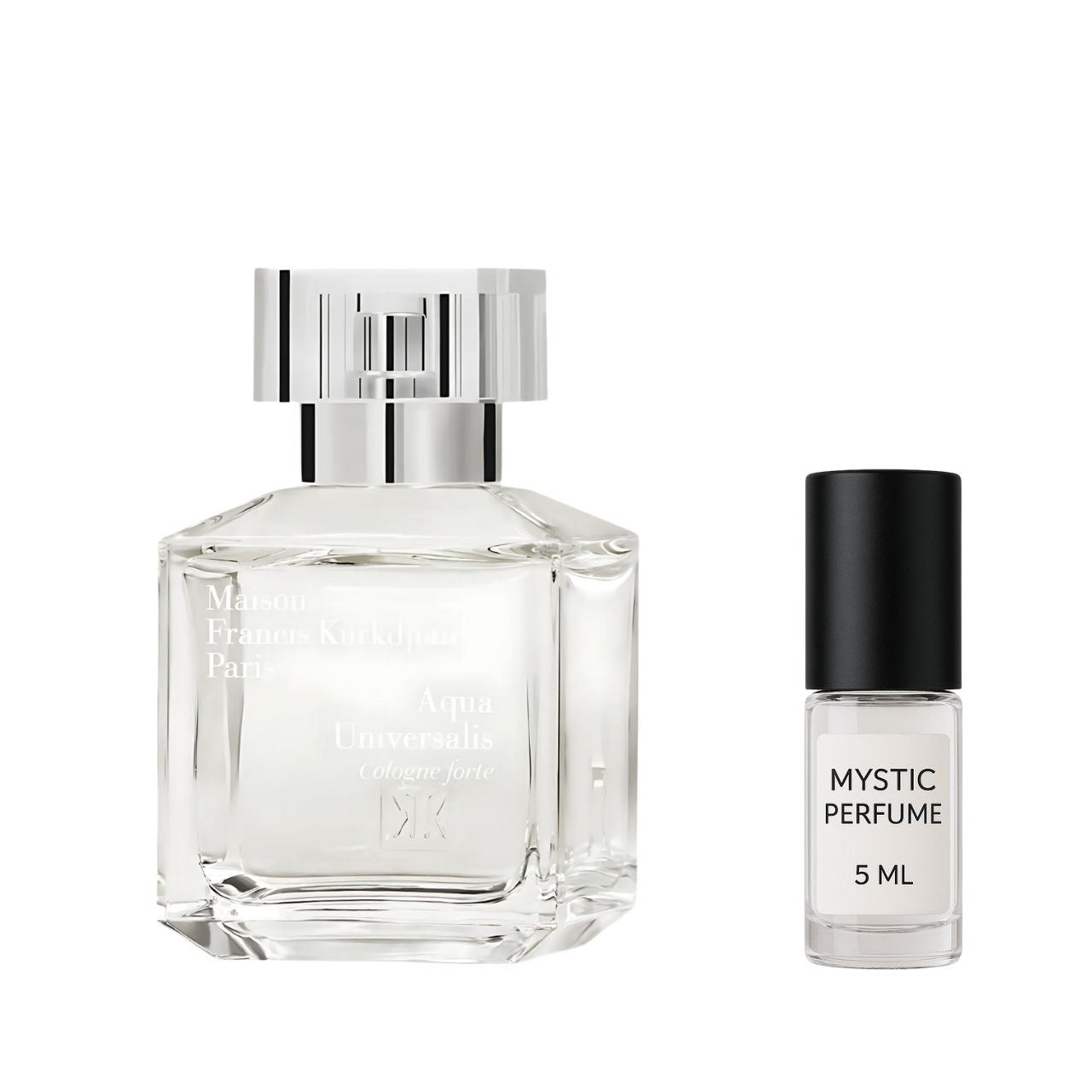 Maison Francis Kurkdjian Aqua Universalis Forte Cologne sample vial label detail