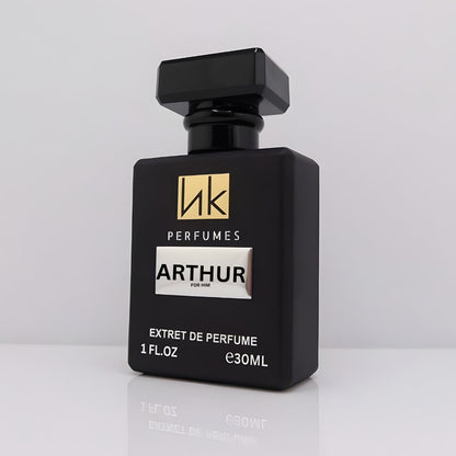 Arthur Cologne carton and packaging