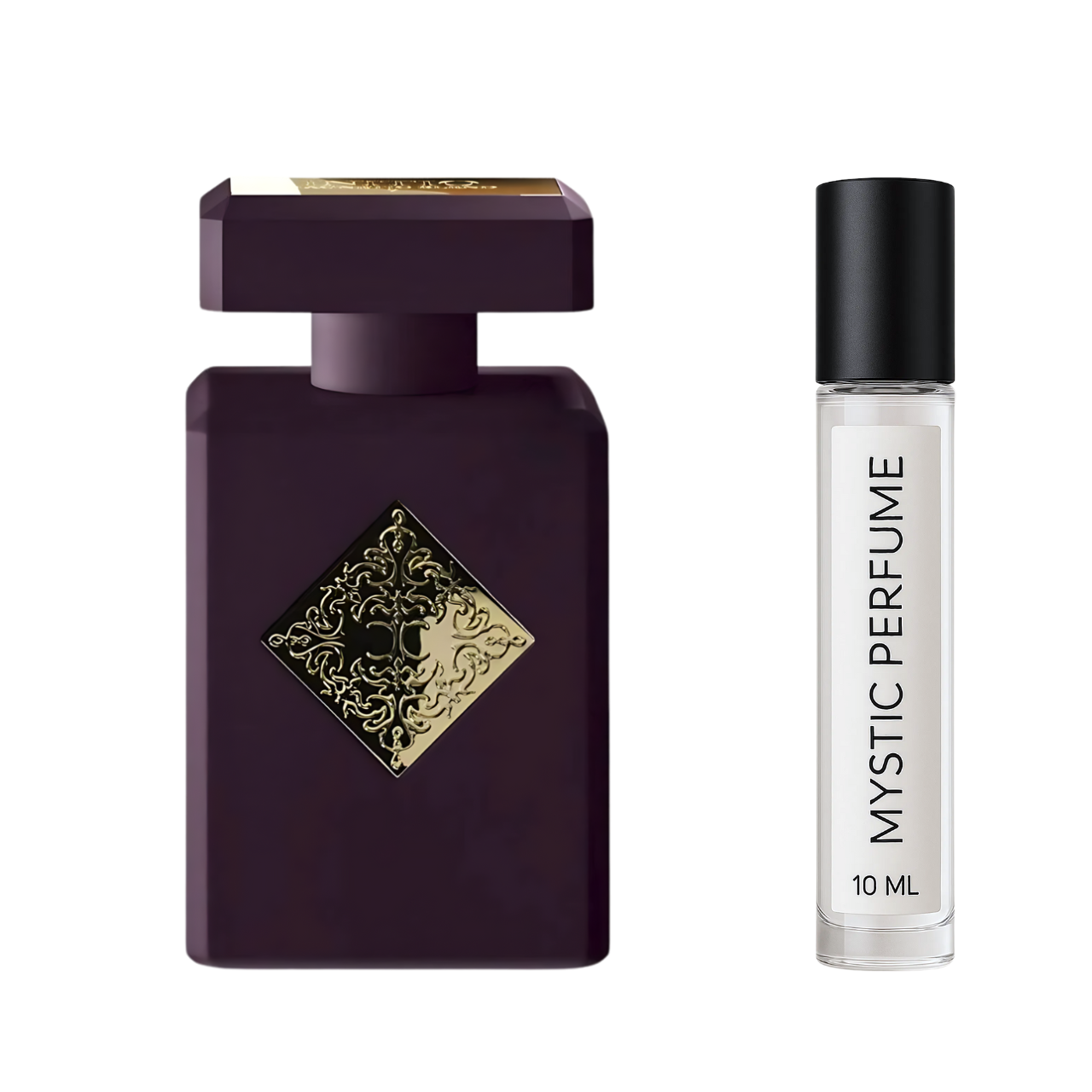 Initio Atomic Rose sample vial label detail