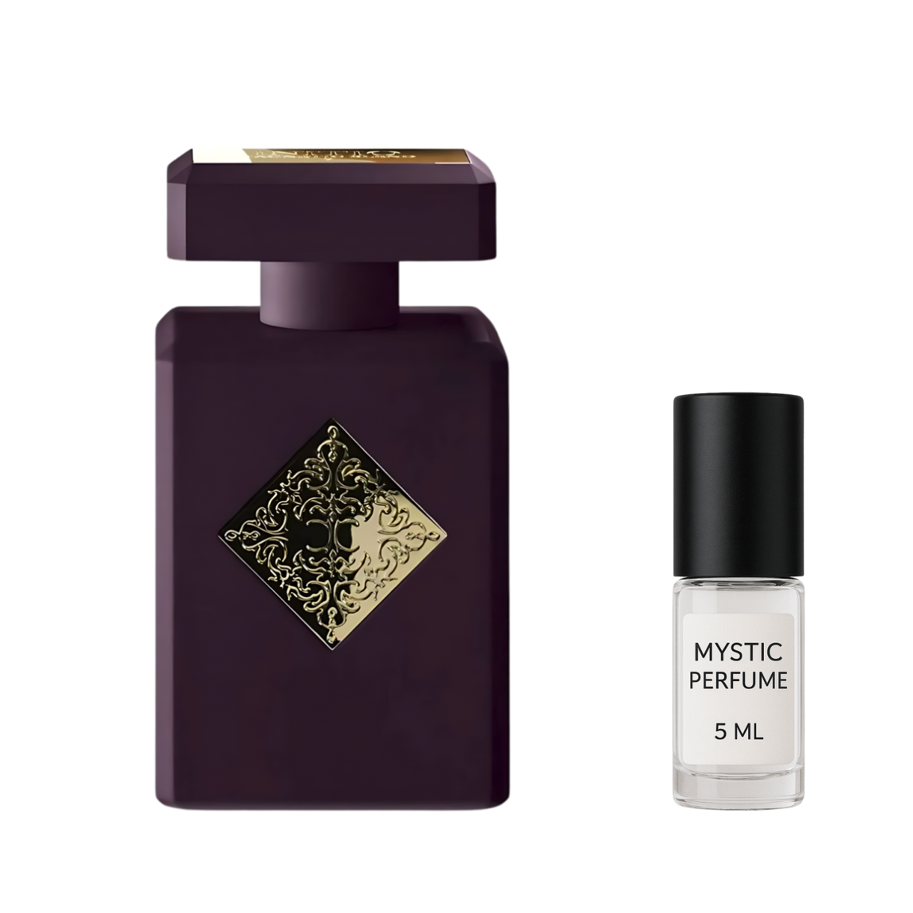 Initio Atomic Rose sample vial label detail