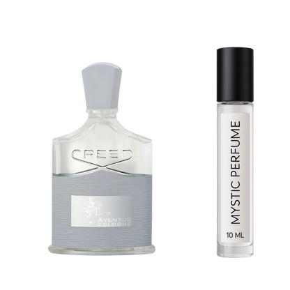 Creed Aventus Cologne sample vial label detail