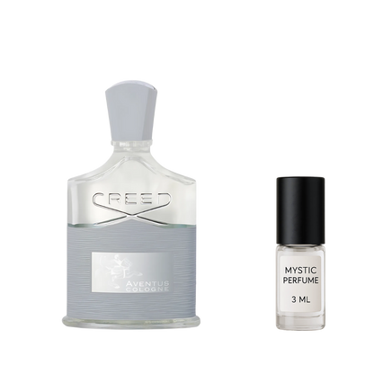 Creed Aventus Cologne sample vial label detail