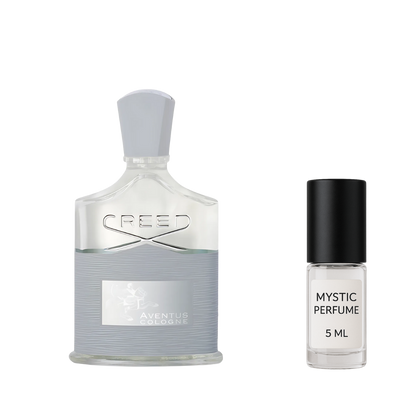 Creed Aventus Cologne sample vial label detail