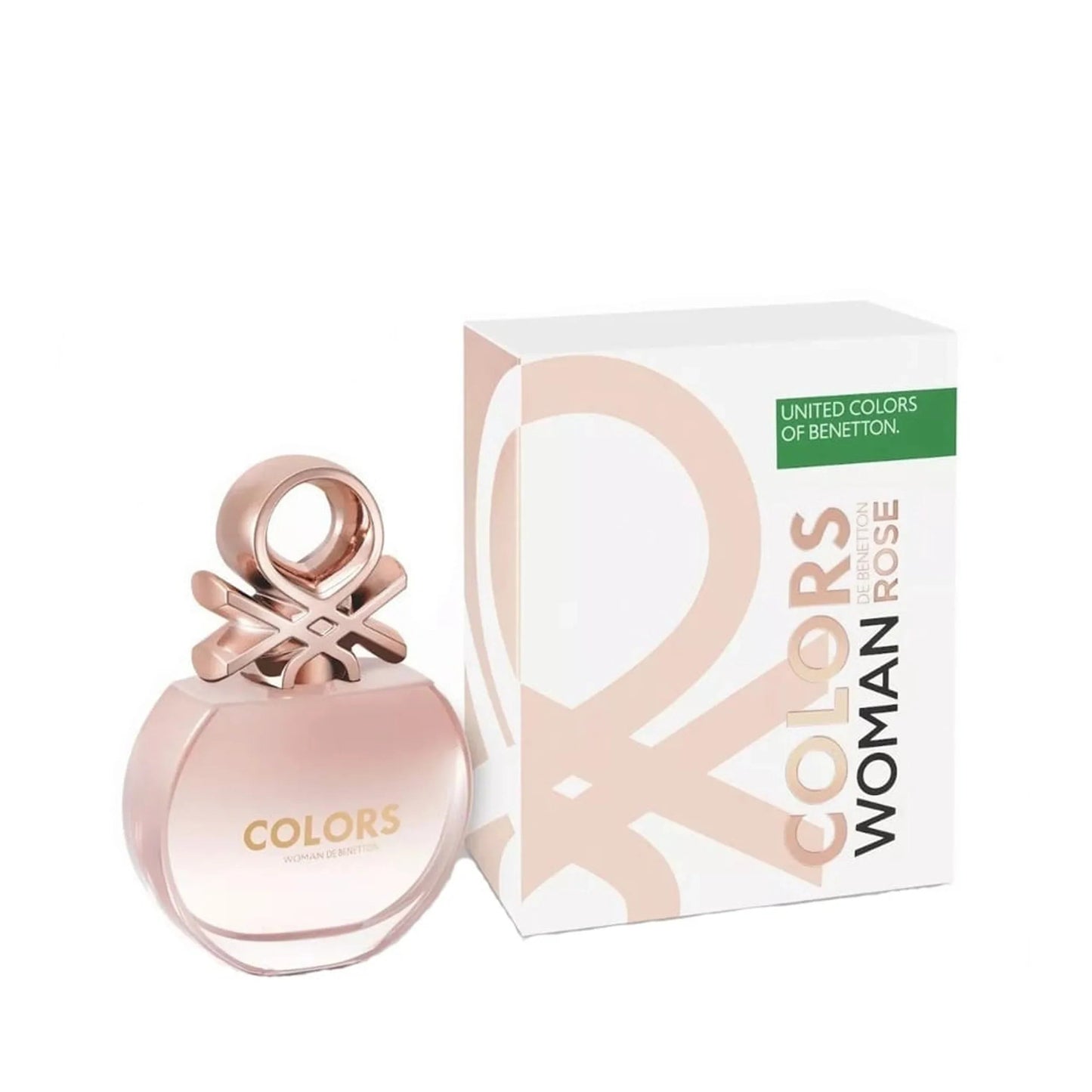 Benetton Colors Woman Rose Eau de Toilette perfume bottle