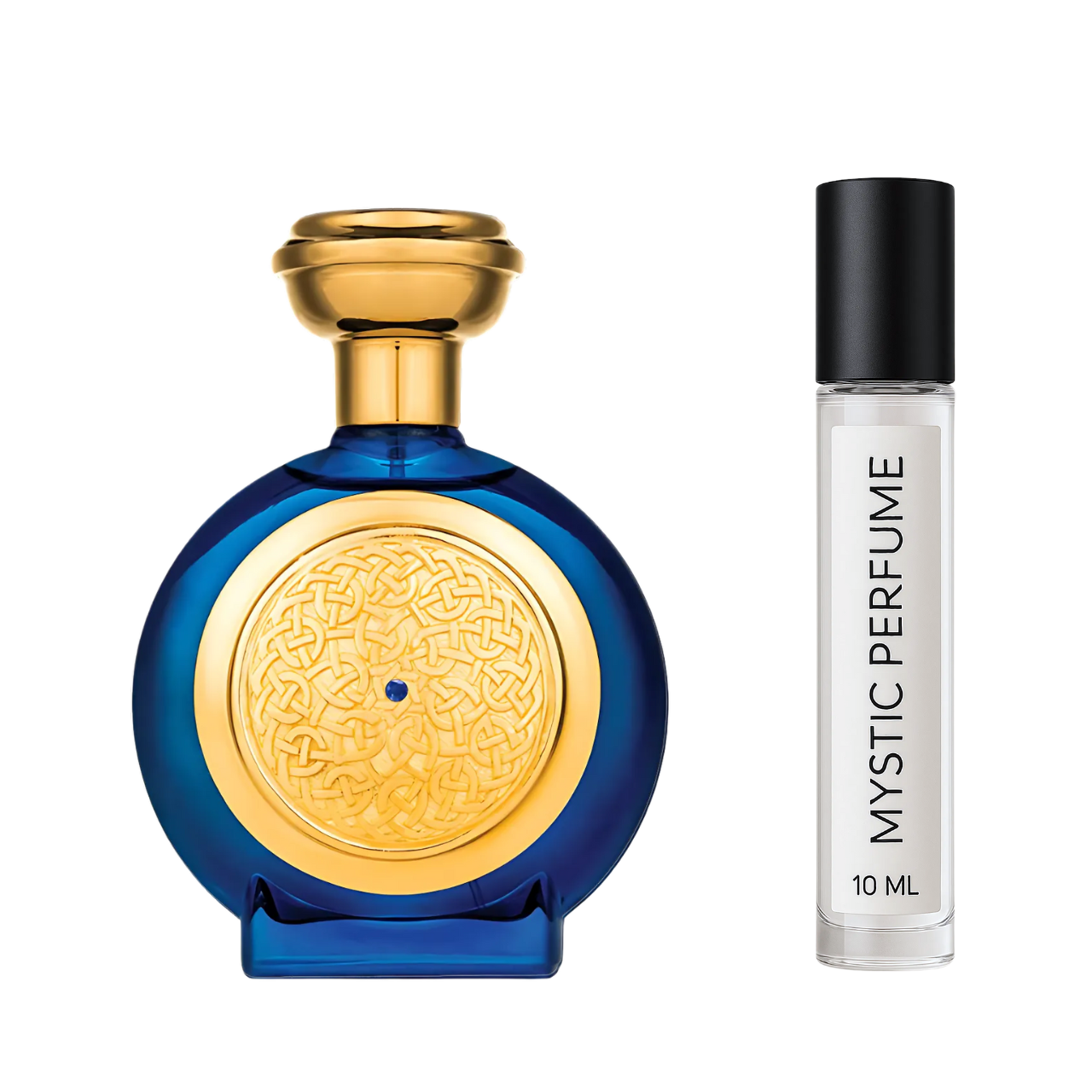 Boadicea the Victorious Blue Sapphire sample vial label detail