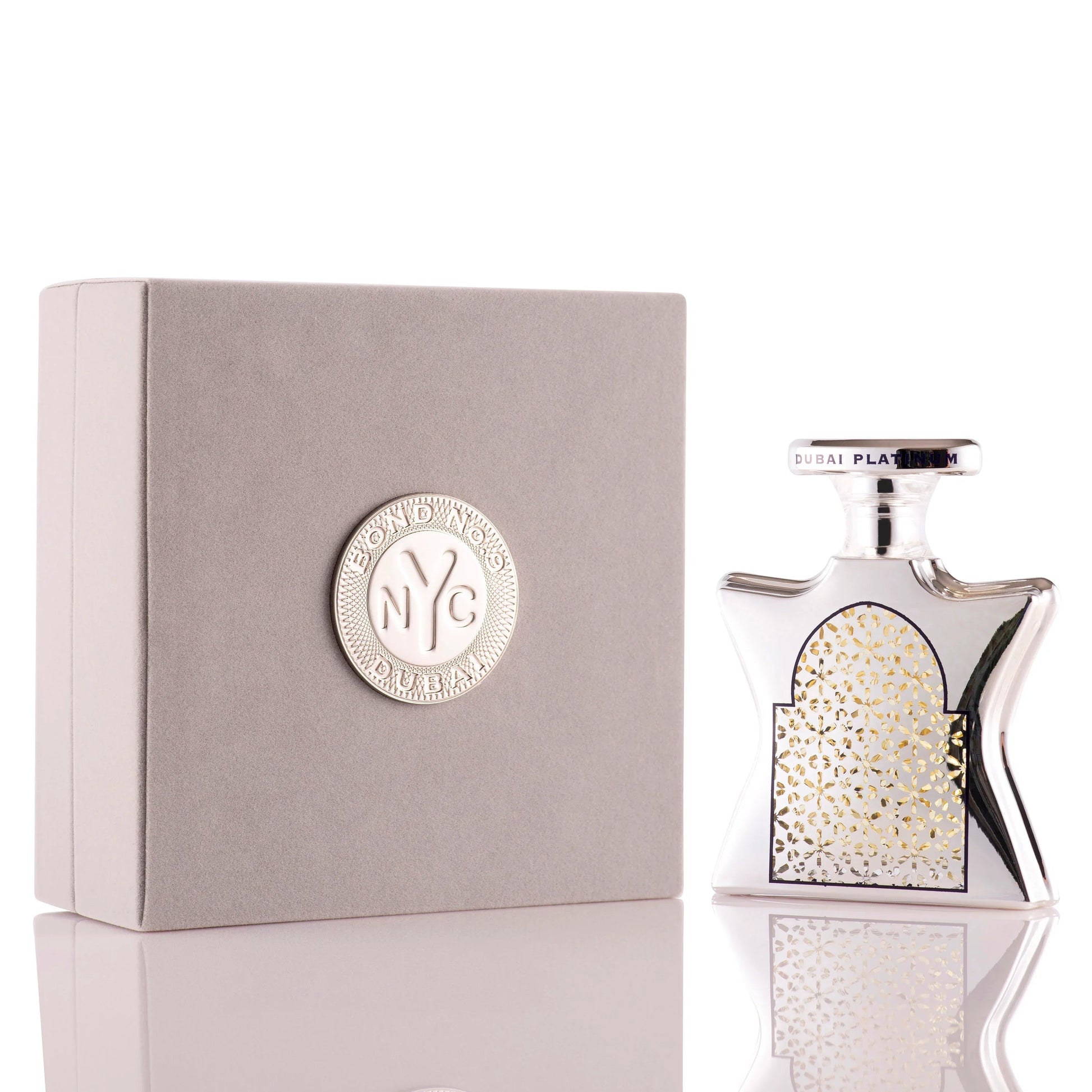 Bond No. 9 Dubai Platinum Eau de Parfum perfume bottle