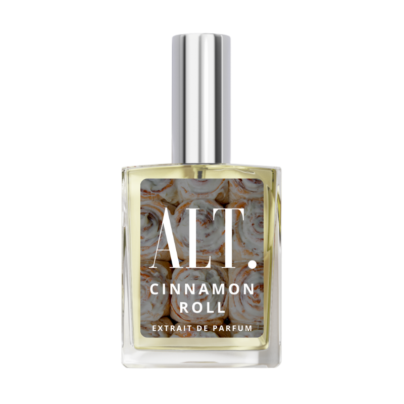 Cinnamon Roll perfume bottle
