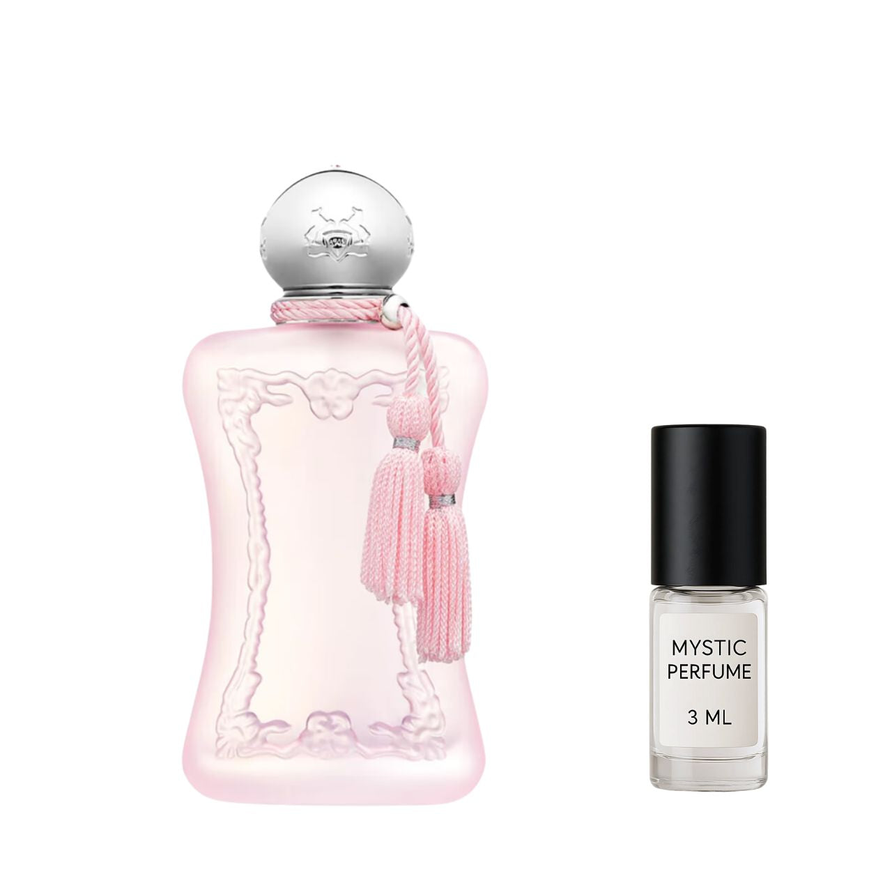 Parfums de Marly Delina La Rosée Parfum sample vial label detail
