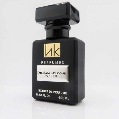 Dr.Sam Cologne label detail
