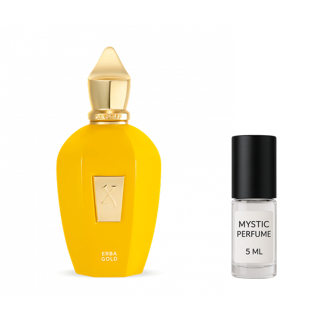 Xerjoff Erba Gold sample vial label detail