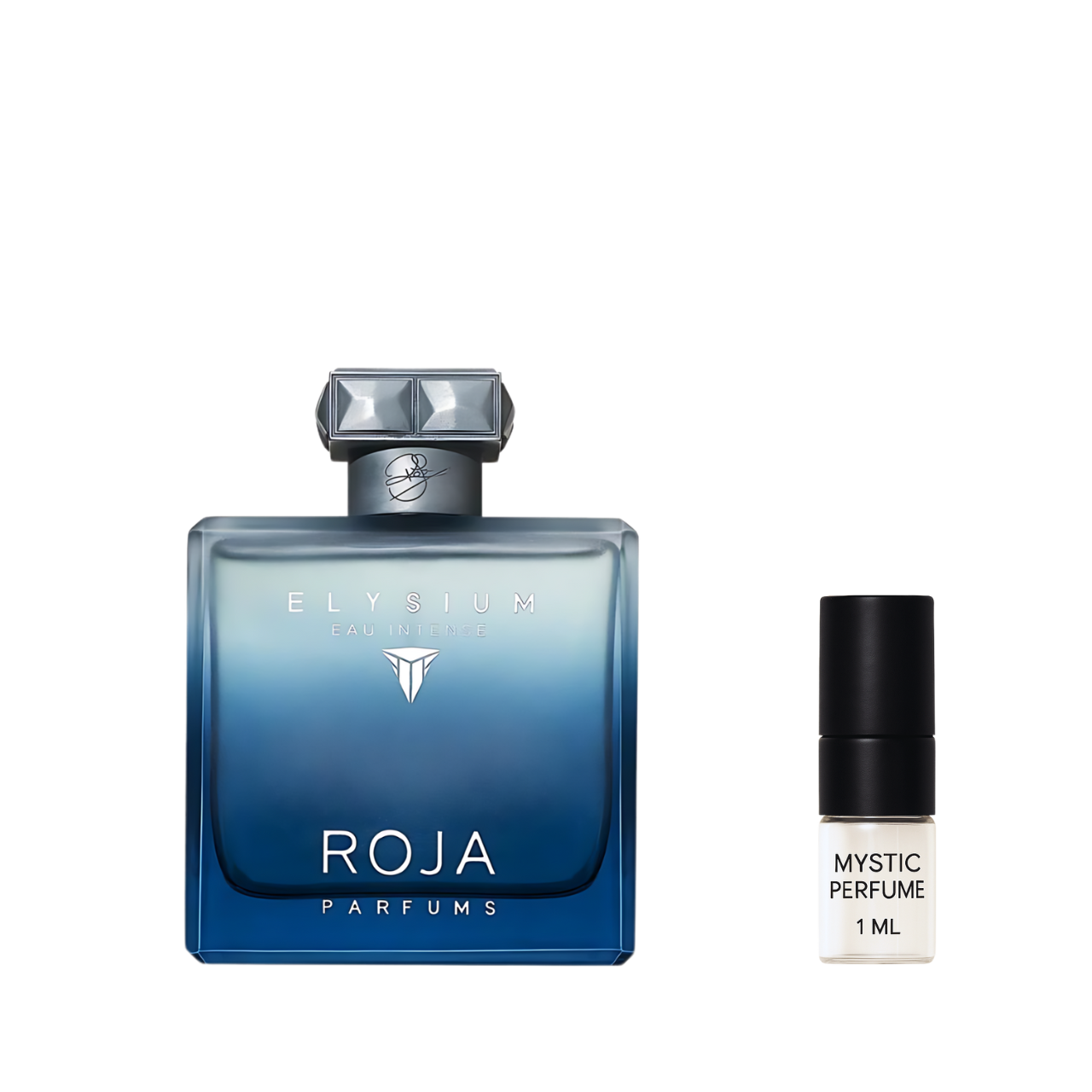 Roja Elysium Eau Intense sample vial label detail