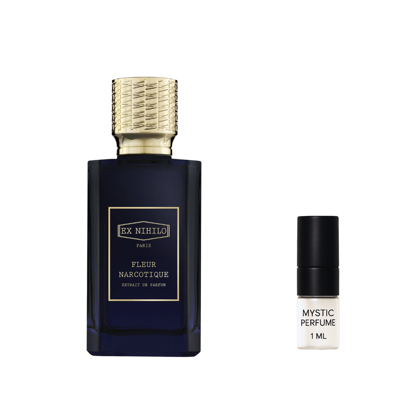 Ex Nihilo Fleur Narcotique Extrait sample vial label detail