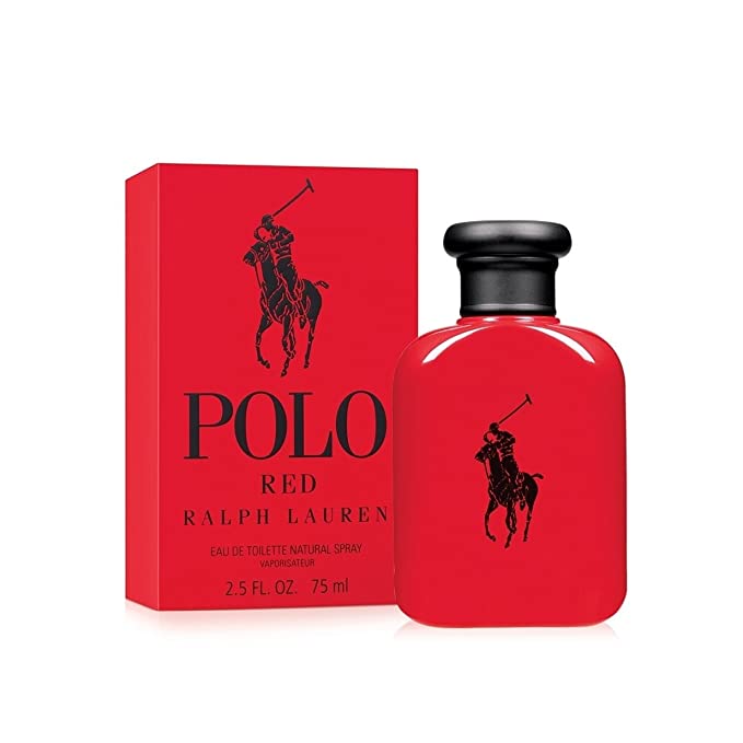 Ralph Lauren Polo Red Eau de Toilette bottle and box