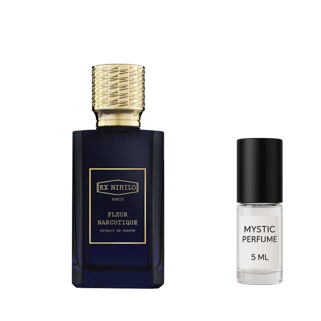 Ex Nihilo Fleur Narcotique Extrait sample vial label detail