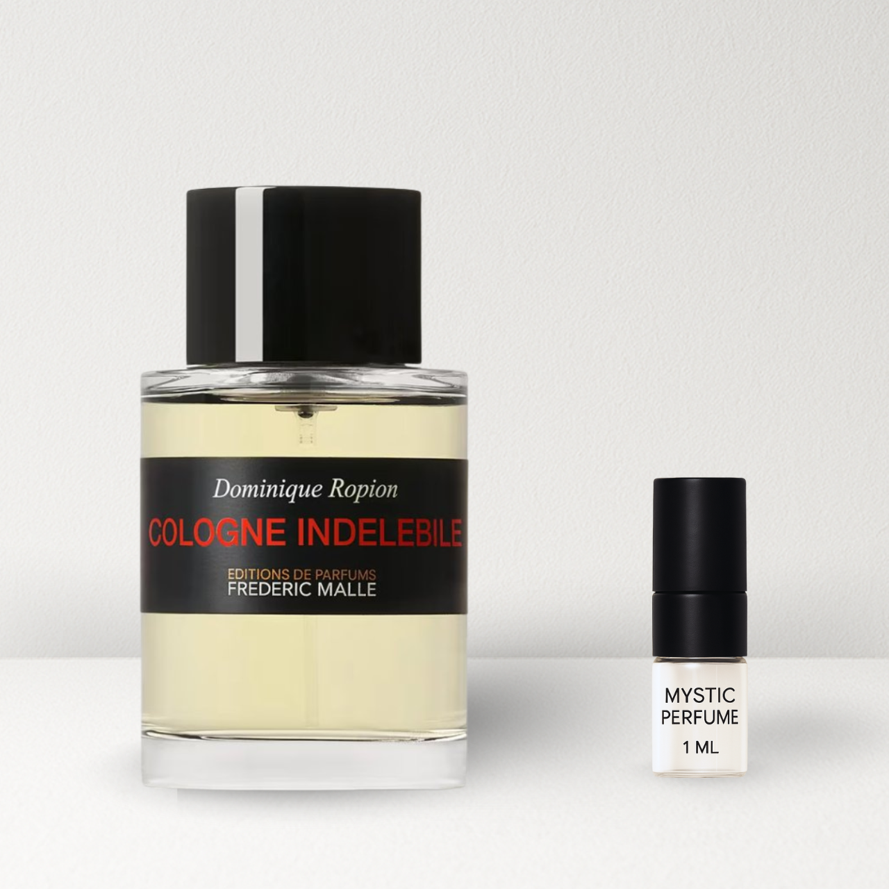 Frederic Malle Indelebile Cologne sample vial label detail