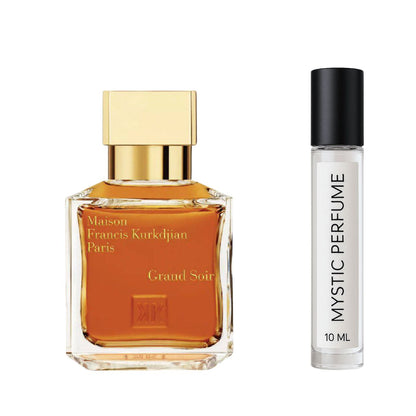 Maison Francis Kurkdjian Grand Soir sample vial label detail
