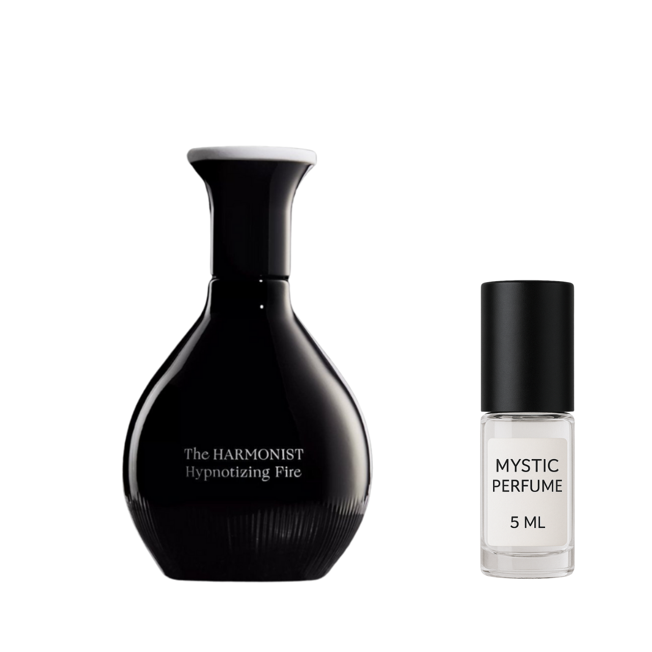 The Harmonist Hypnotizing Fire sample vial label detail