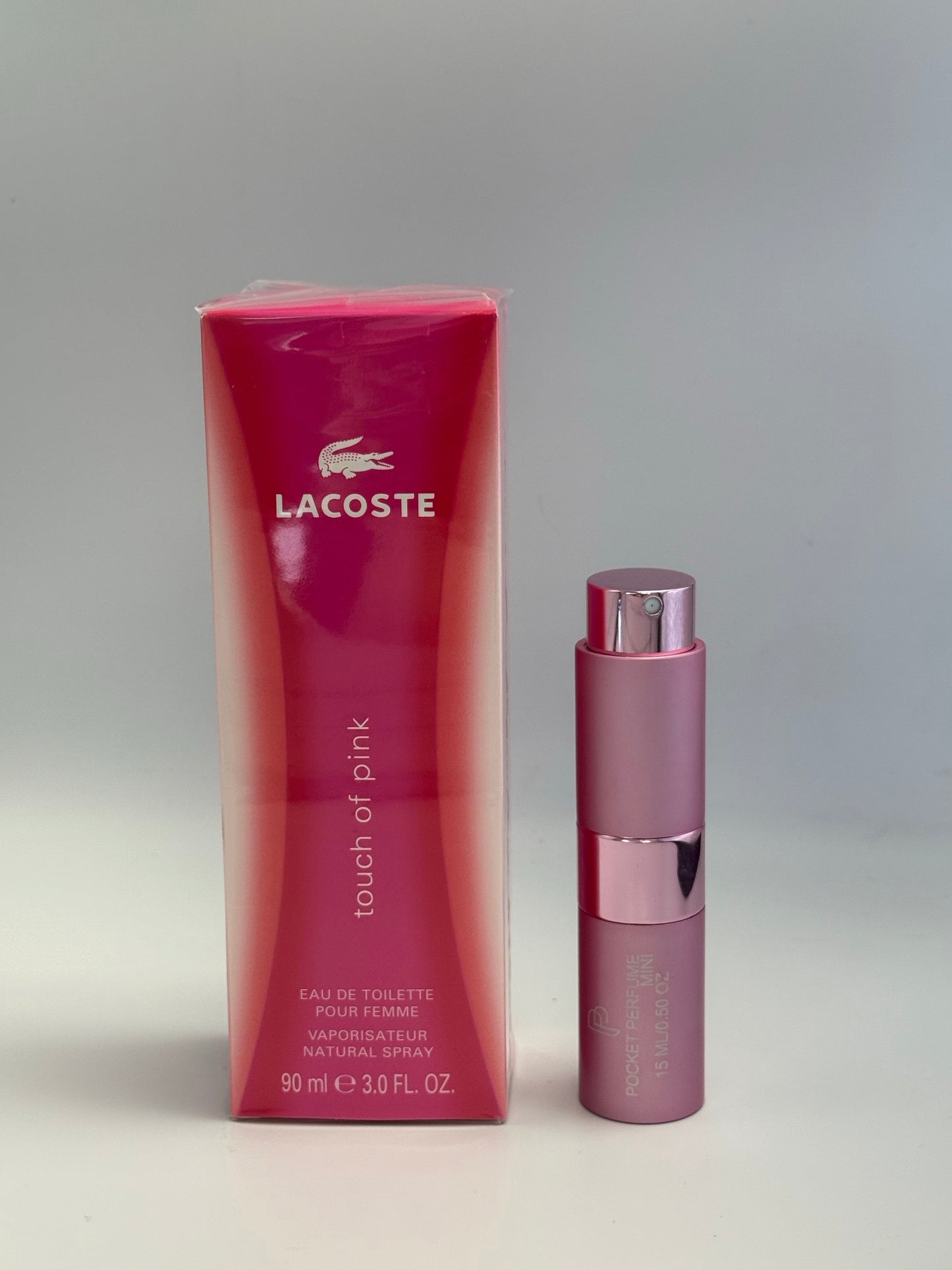 Lacoste Touch of Pink Eau de Toilette packaging box