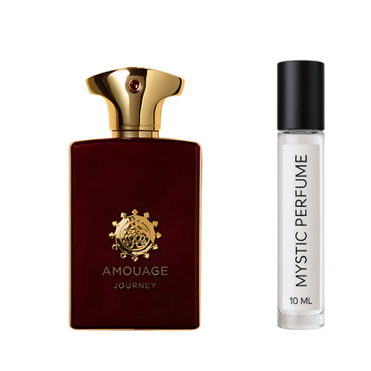 AMOUAGE JOURNEY MAN sample vial label detail