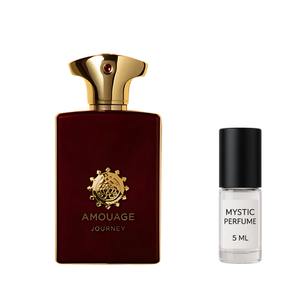 AMOUAGE JOURNEY MAN sample vial label detail