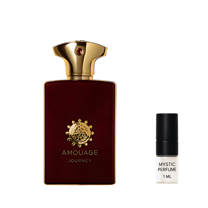 AMOUAGE JOURNEY MAN sample vial label detail