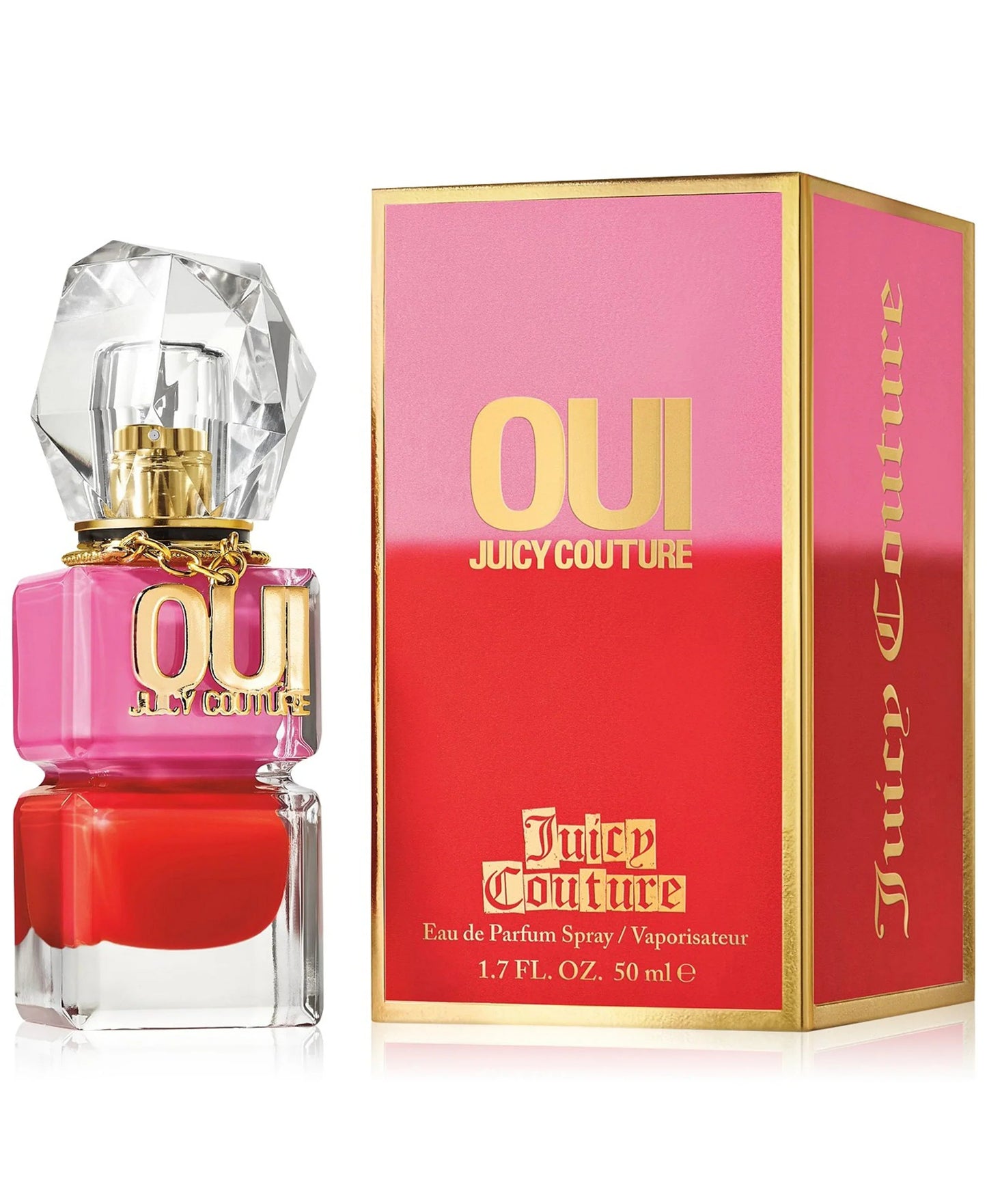 Juicy Couture Oui Eau de Parfum bottle close-up detail