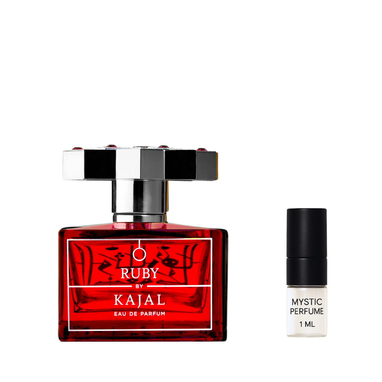 Kajal Ruby sample vial label detail