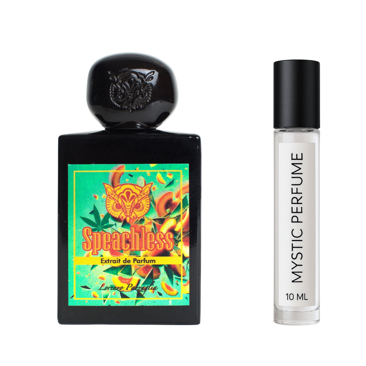 Lorenzo Pazzaglia Speachless sample vial label detail