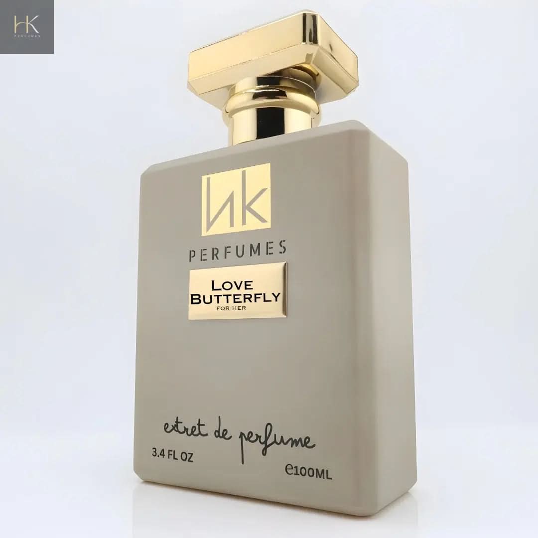Love Butterfly bottle and box