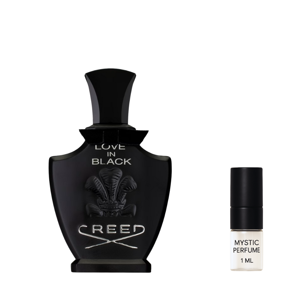Creed Love in Black sample vial label detail