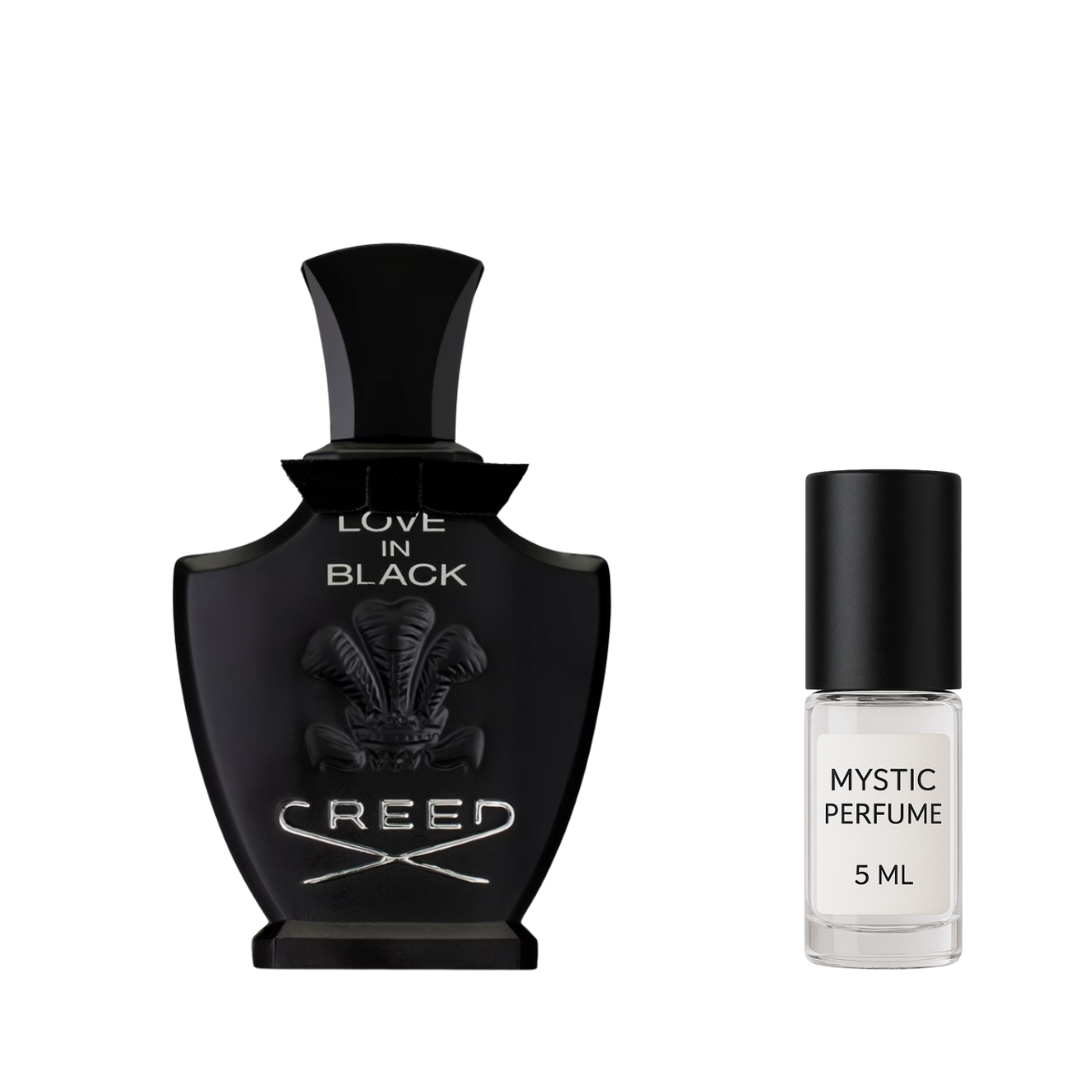 Creed Love in Black sample vial label detail