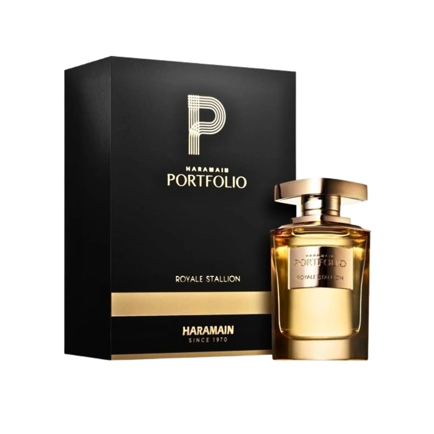 Al Haramain Portfolio Royale Stallion Eau de Parfum perfume bottle