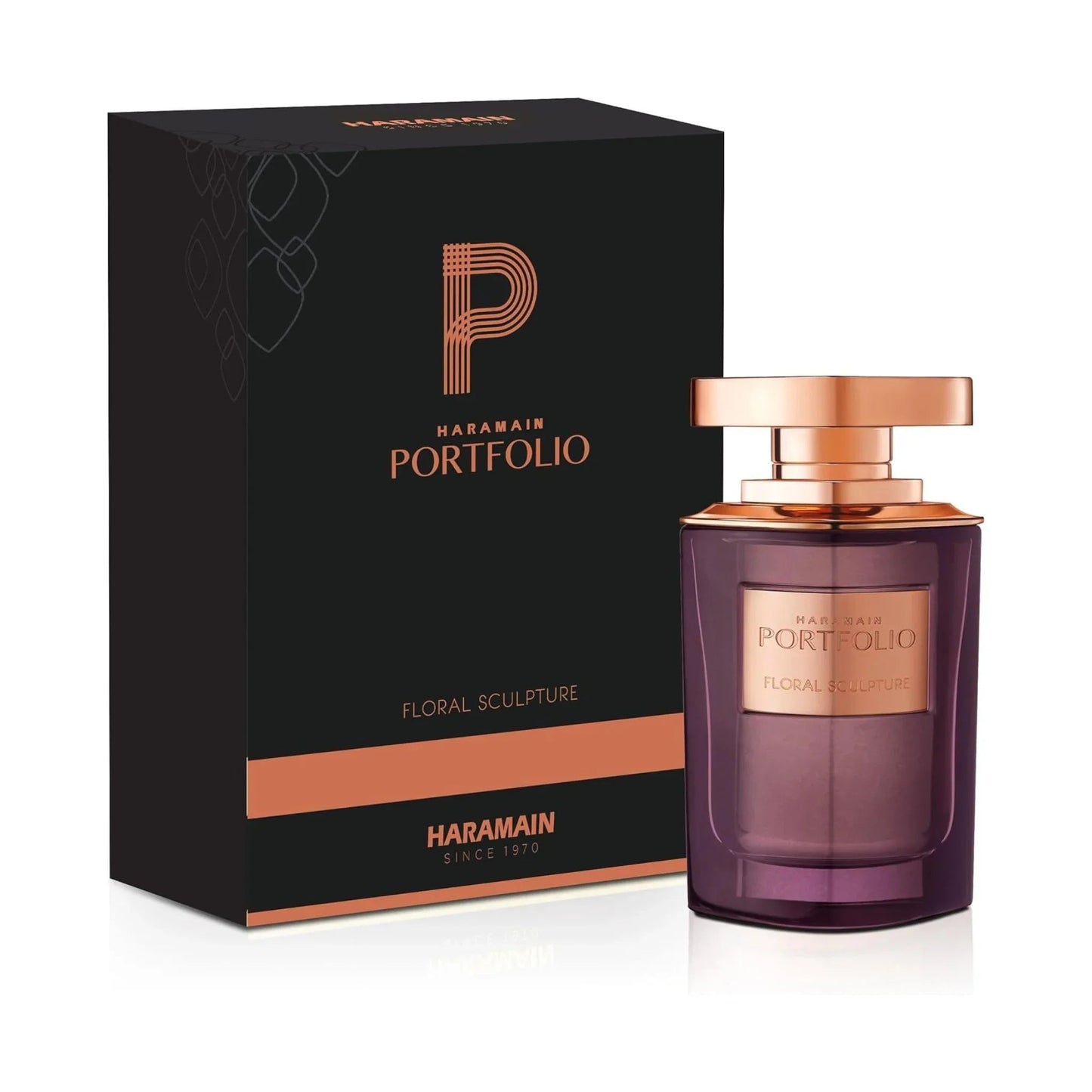 Al Haramain Portfolio Floral Sculpture Eau de Parfum perfume bottle