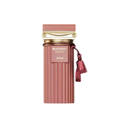 Afnan Historic Doria Eau de Parfum bottle and box