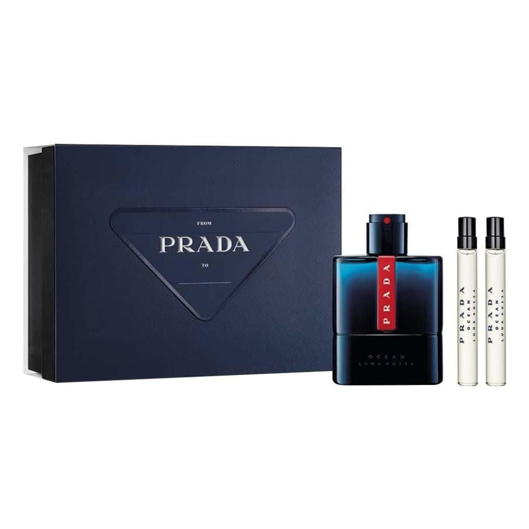 Prada Luna Rossa Ocean Eau de Toilette boxed presentation