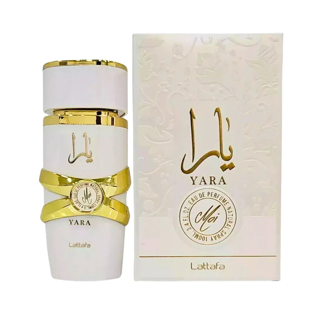 Lattafa Yara Moi Eau de Parfum packaging box