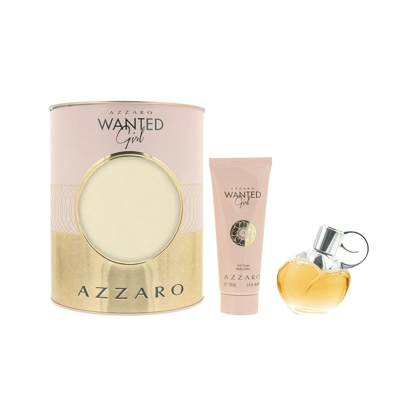 Azzaro Wanted Girl Eau de Parfum bottle close-up detail
