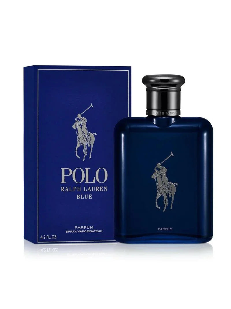 Ralph Lauren Polo Blue Parfum carton and packaging