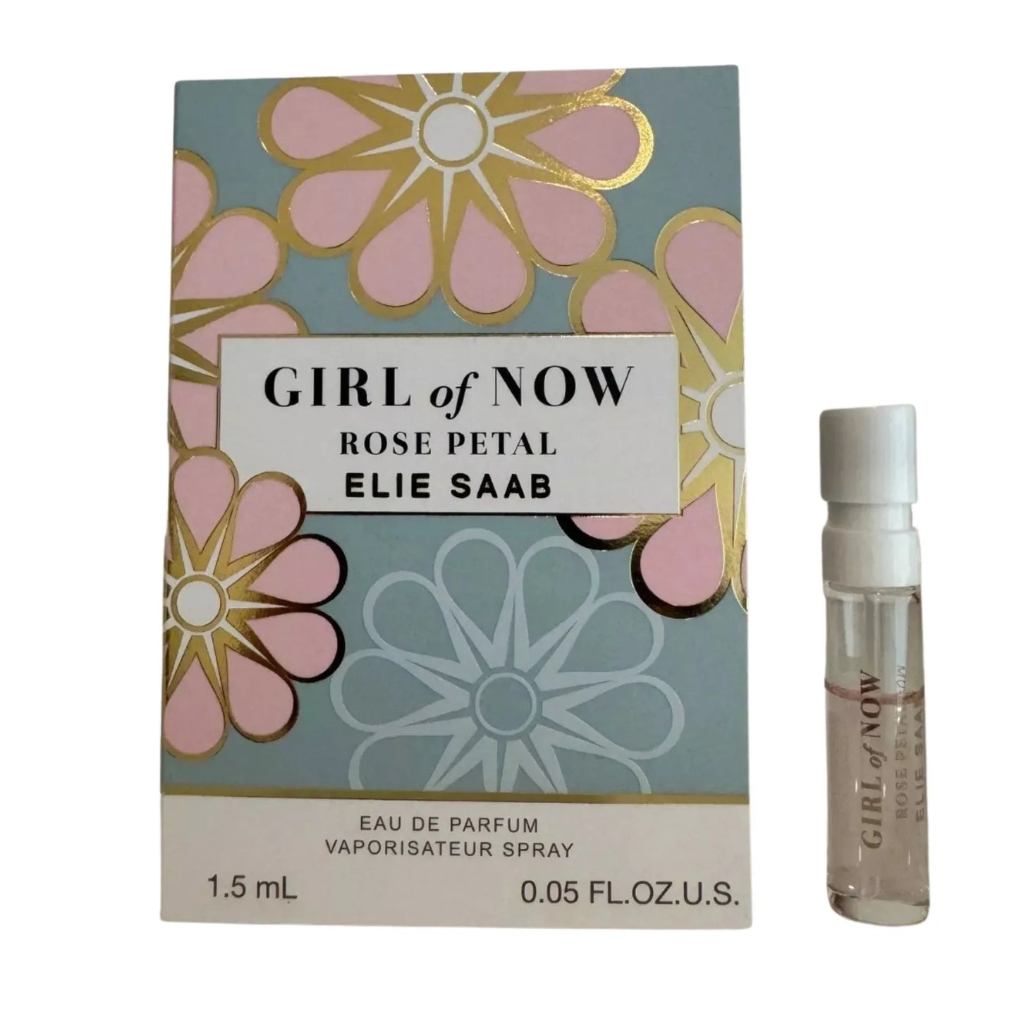 Elie Saab Girl Of Now Rose Petal Eau de Parfum carton and packaging