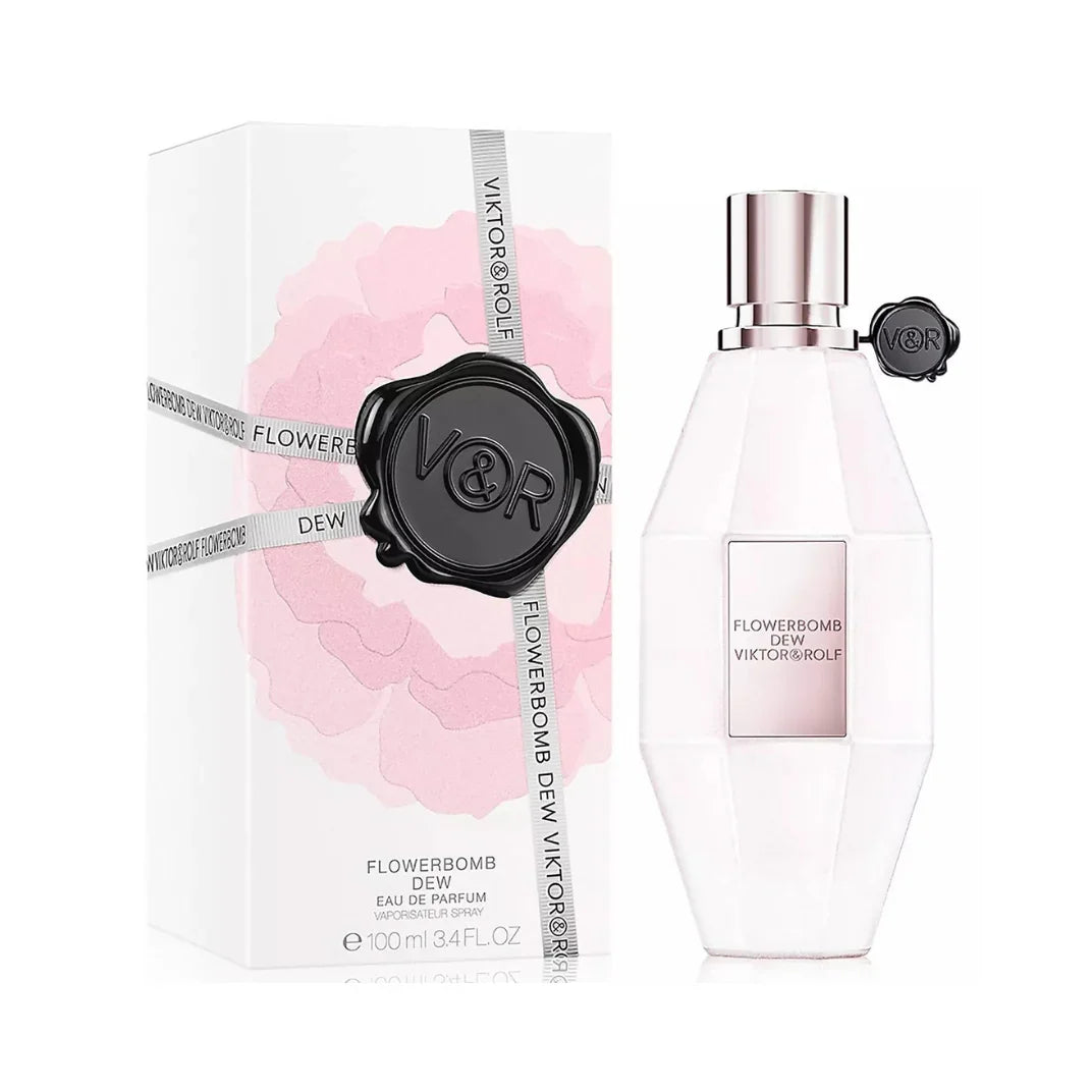 Viktor & Rolf Flowerbomb Dew Eau de Parfum bottle close-up detail