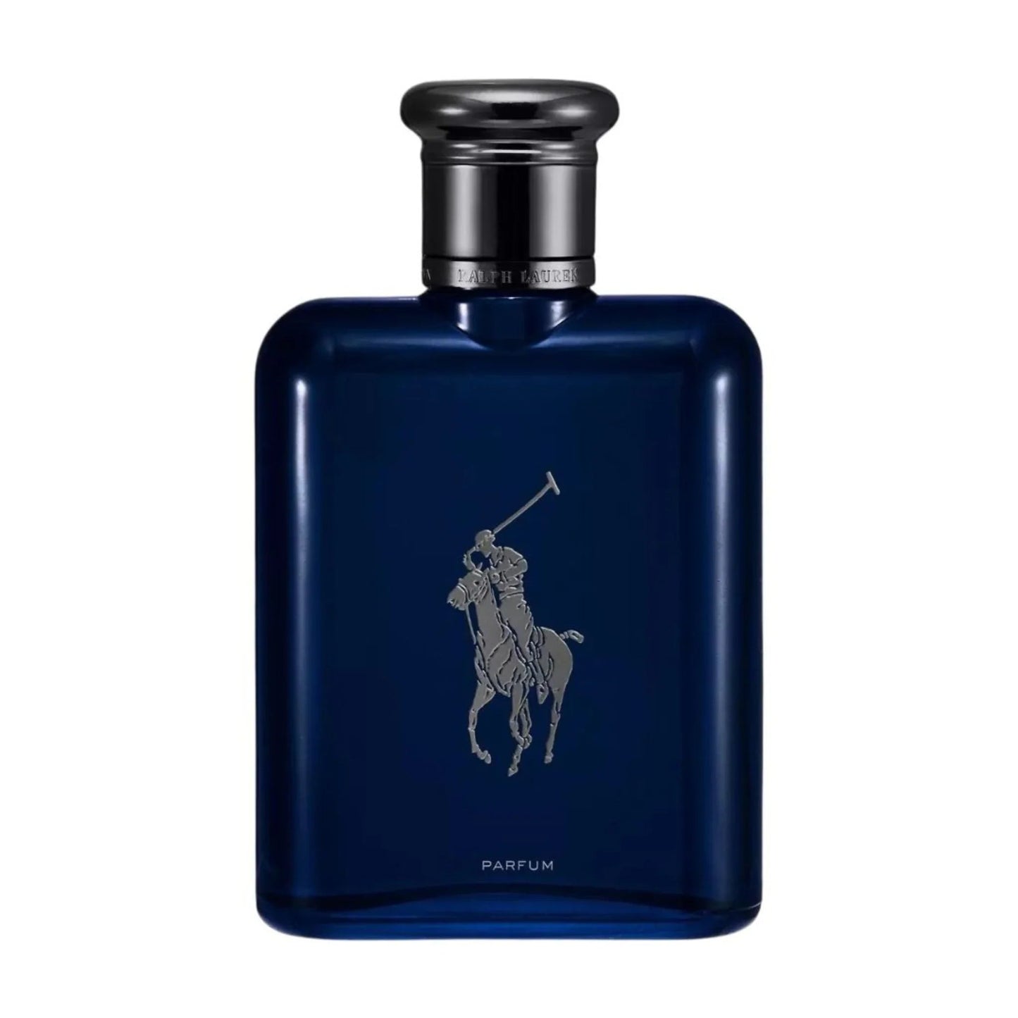 Ralph Lauren Polo Blue Parfum bottle close-up detail