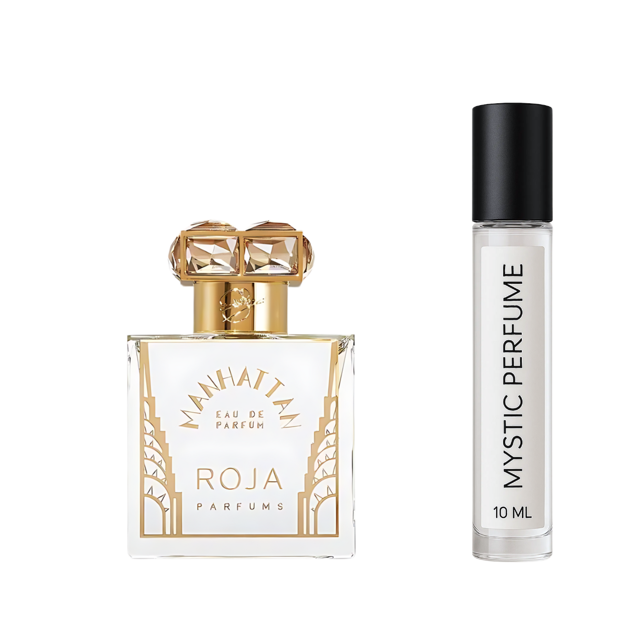 Roja Manhattan Eau de Parfum sample vial label detail