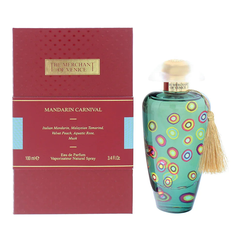 The Merchant of Venice Mandarin Carnival Eau de Parfum perfume bottle