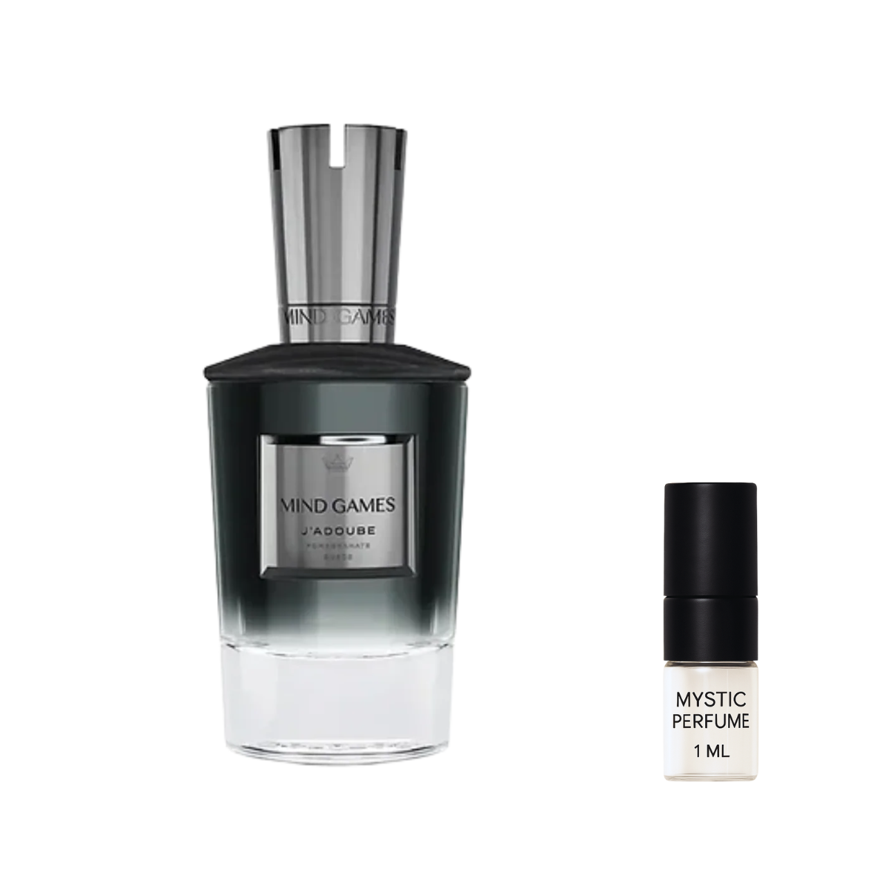 Mind Games J'Adoube sample vial label detail