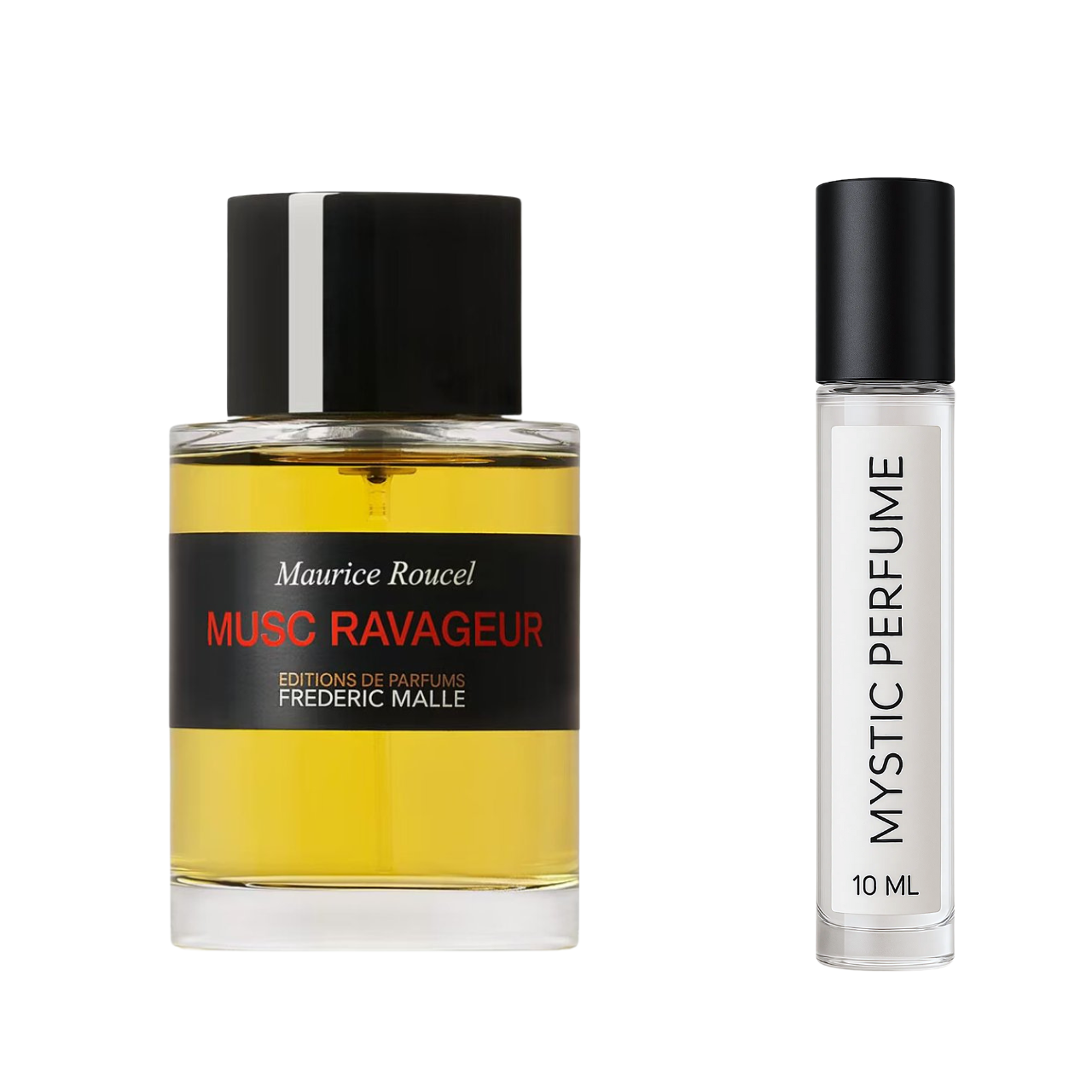 Frederic Malle Musc Ravageur sample vial label detail