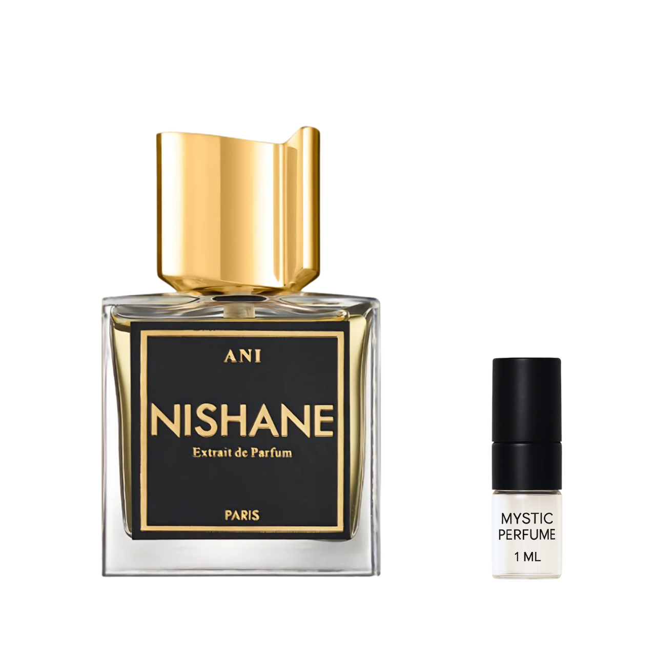 Nishane Ani sample vial label detail
