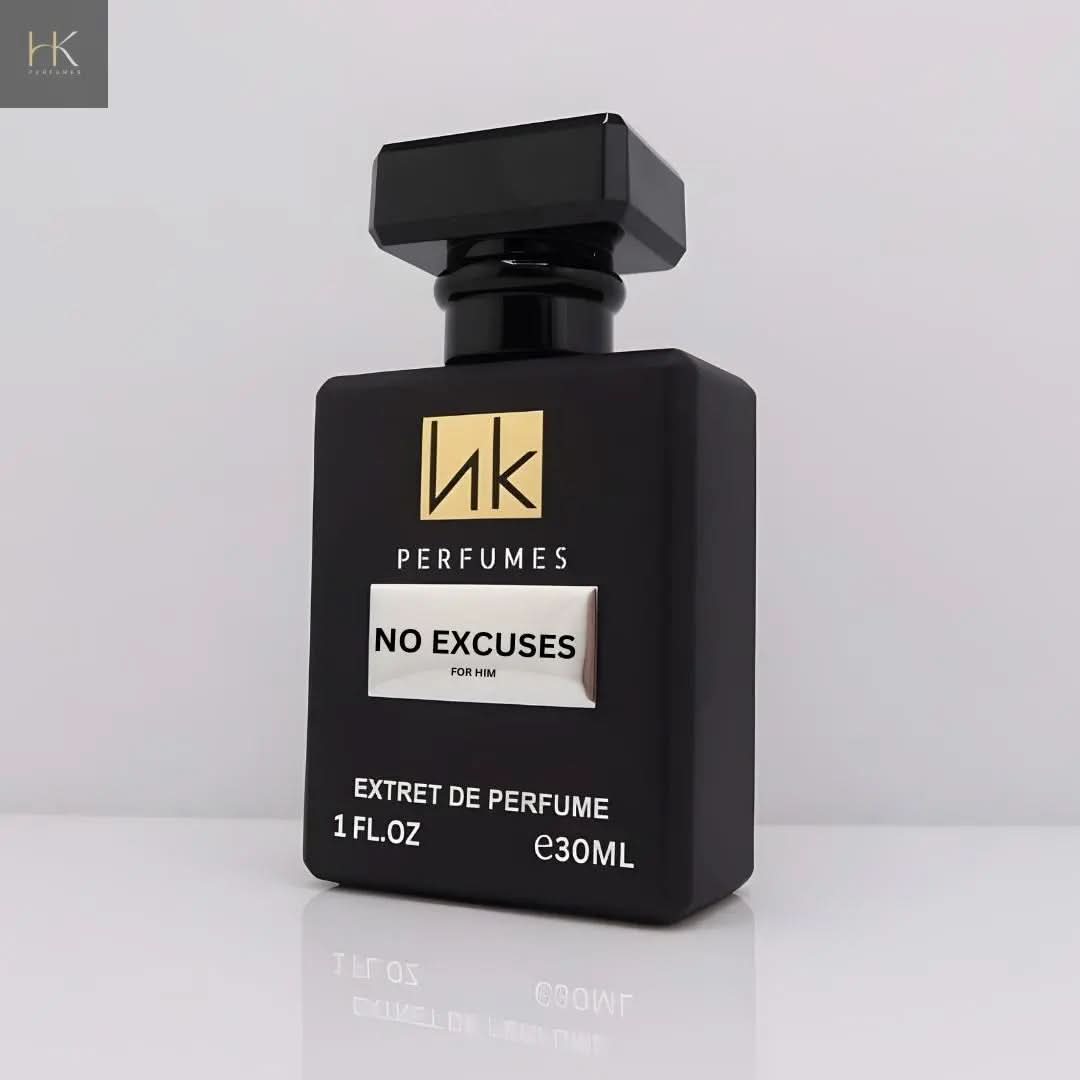 No Excuses bottle and box