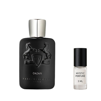 Parfums De Marly Oajan Parfum sample vial label detail